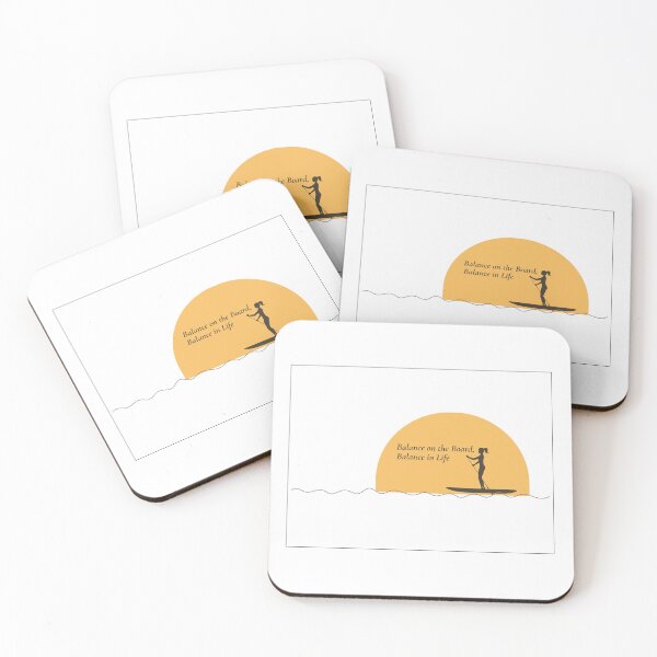 Item preview, Balance on the Board, Balance in Life – Paddleboard Sunset Silhouette designed and sold by bobparduephoto.