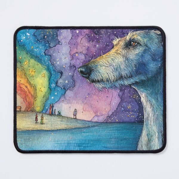 Item preview, The Rainbow Bridge - Scottish Deerhound designed and sold by aghnadarragh.