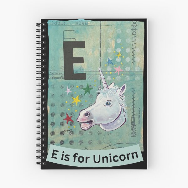 Item preview, Alphabet Flashcard - E is for Unicorn designed and sold by David Irvine.