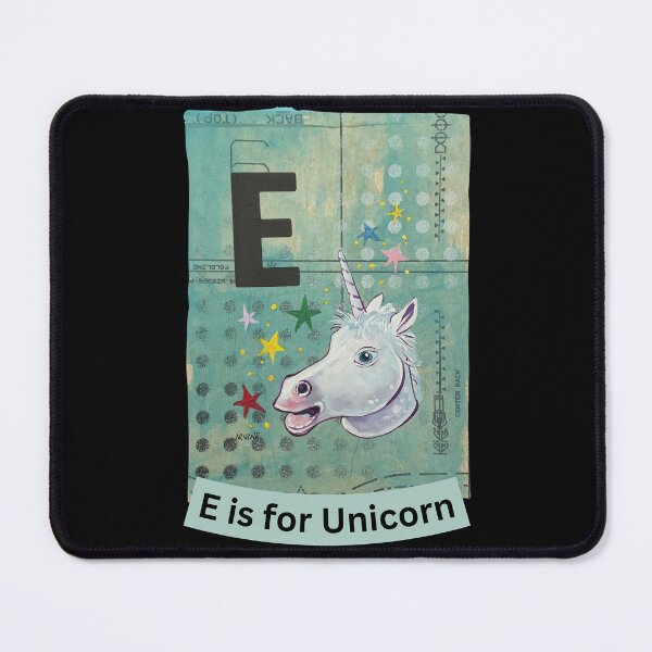 Item preview, Alphabet Flashcard - E is for Unicorn designed and sold by David Irvine.
