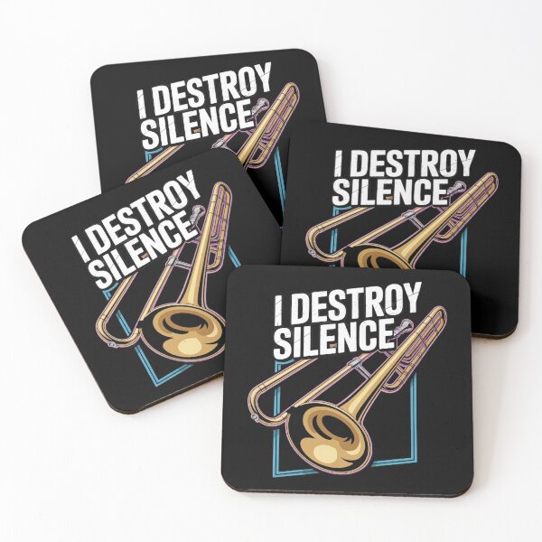 Item preview, I Destroy Silence Recto Trombone designed and sold by Redgiant87x.