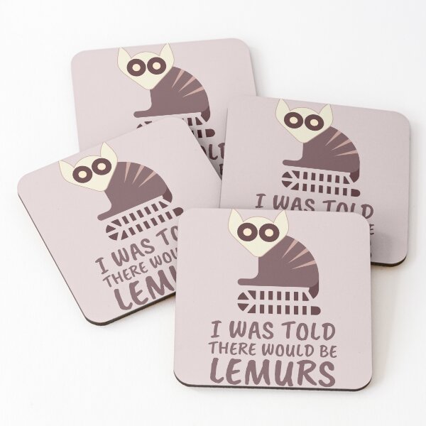 Item preview, It Was Told There Would Be Lemurs, Cute Funny Lemur Lovers designed and sold by dmr studio.