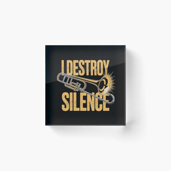 Artikelvorschau, I Destroy Silence Recto Posaune entworfen und verkauft von Redgiant87x.