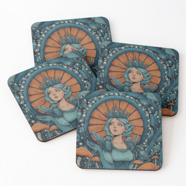 Item preview, Maiden Mushroom Glow designed and sold by SporeandCanvas.