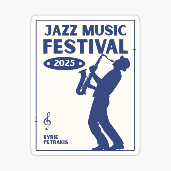 Item preview, cute jazz fest drawing designed and sold by shop43.