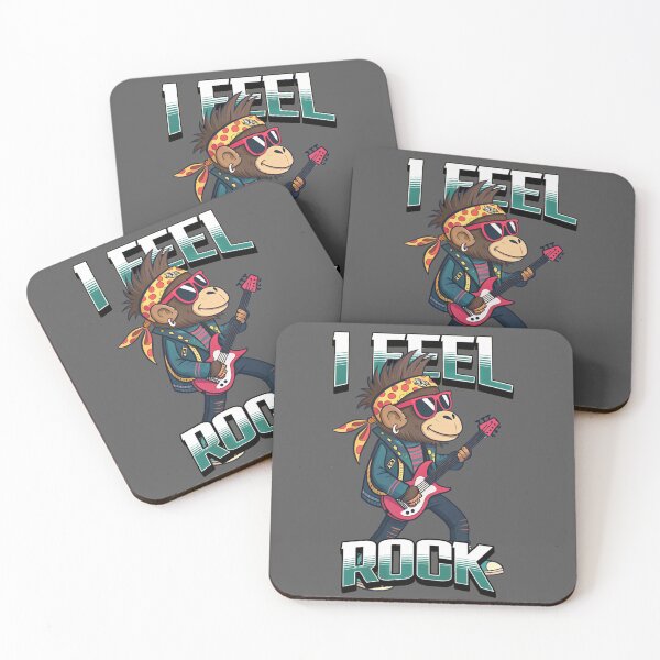 Item preview, Rockstar Monkey Playing Guitar | Funny Punk Rock Music Design designed and sold by ArtiQreate.
