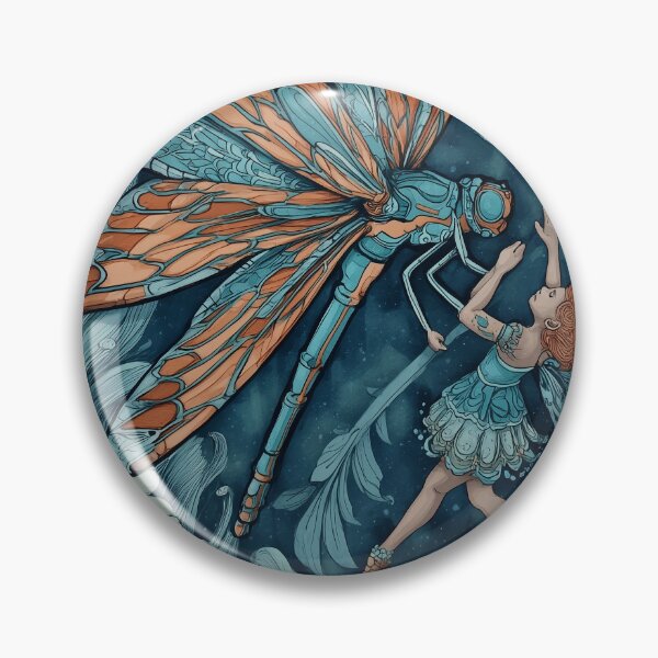 Item preview, Fairy Dragonfly Ripple designed and sold by SporeandCanvas.