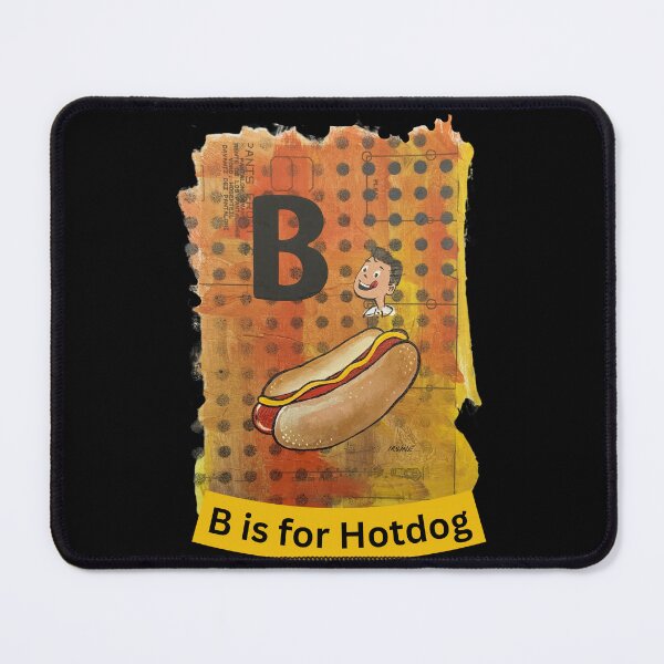 Item preview, Alphabet Flashcard - B is for Hotdog designed and sold by David Irvine.