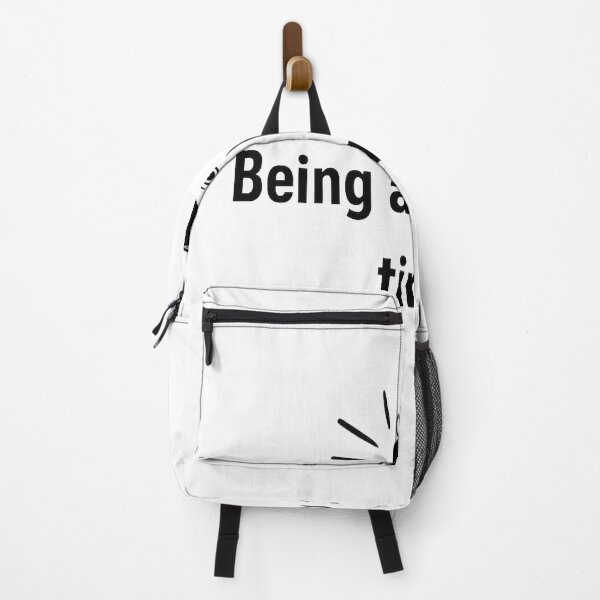 Item preview, Being an Adult is Tiring – Funny Relatable Quote Design designed and sold by Mused by Melancholy.