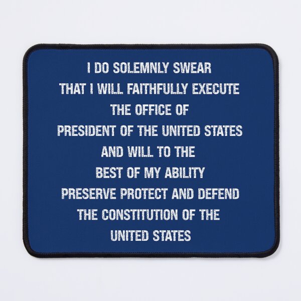 Item preview, Presidential Oath Defend the Constitution USA Political Protest Art designed and sold by darkskydelights.