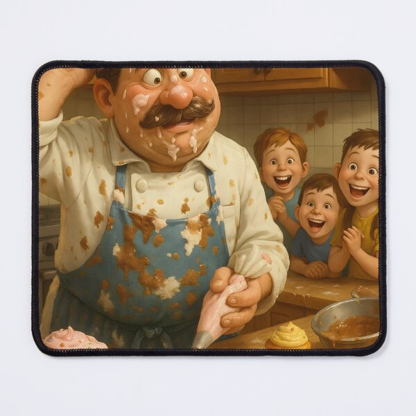 Item preview, pastry chef funny messy birthday for kids designed and sold by stemoir.