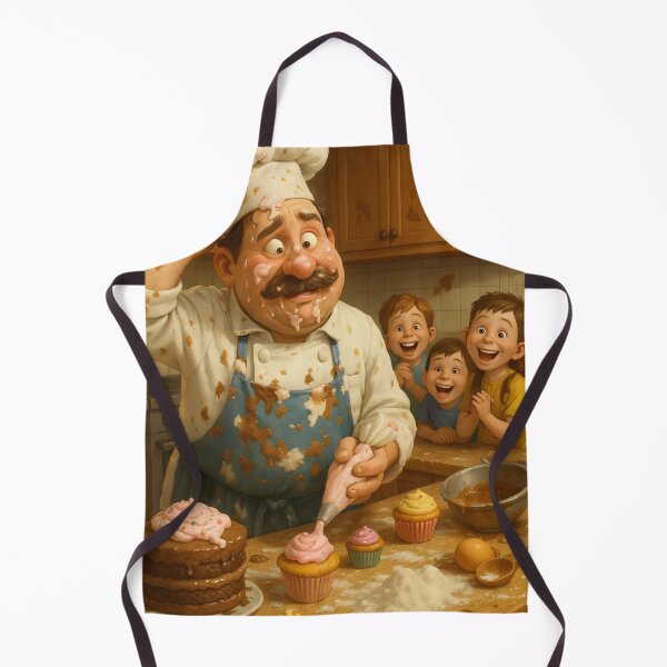 Item preview, pastry chef funny messy birthday for kids designed and sold by stemoir.