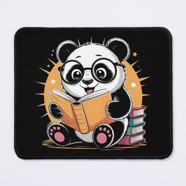 Item preview, Panda reading a book. Bookworm. Book lover. designed and sold by designsbyaneta.