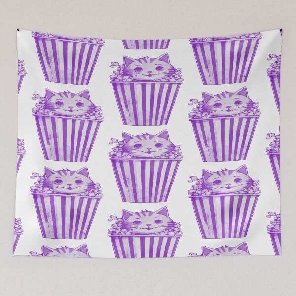 Item preview, Popcorn Cat in a Bucket designed and sold by kinpirks.