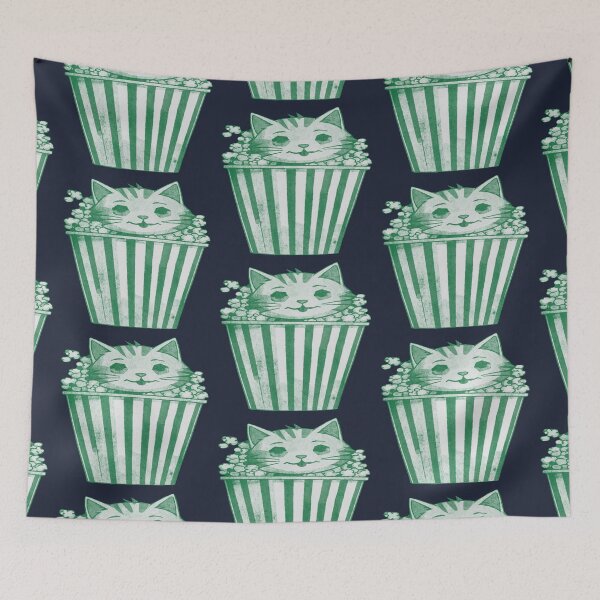 Item preview, Popcorn Cat in a Bucket designed and sold by kinpirks.