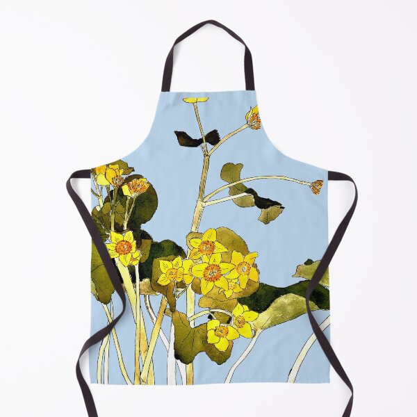 Item preview, Art Nouveau Buttercups Marsh Marigold American Hannah Borger Overbeck 1915 designed and sold by Pixelchicken.