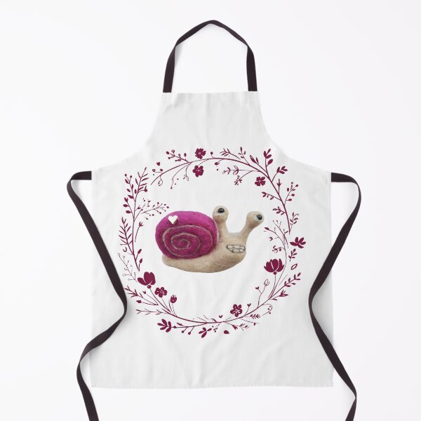 Item preview, Felted smiley snail floral frame designed and sold by RockingFelter.