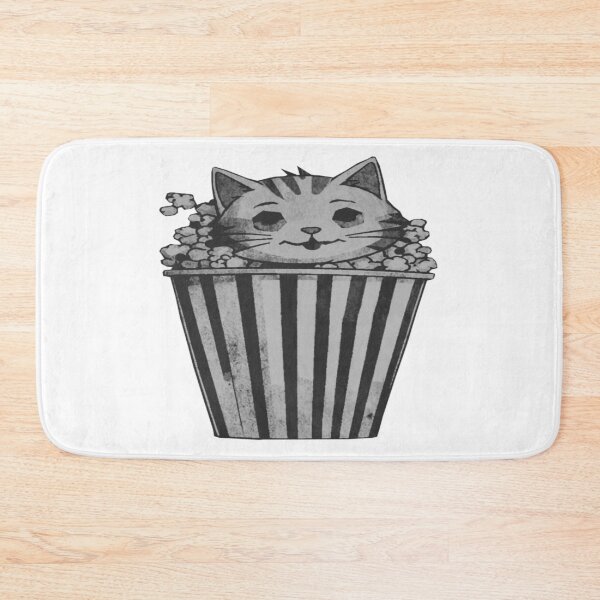 Item preview, Popcorn Cat in a Bucket designed and sold by kinpirks.