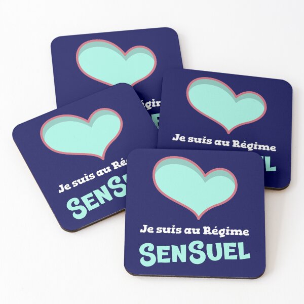 Aperçu de l'œuvre JE SUIS AU RÉGIME SENSUEL ! (amour, love) créée et vendue par francoisville.