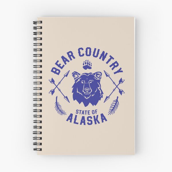Item preview, Bear Country Alaska Bear Illustration – State of Alaska Wildlife Art Gift for Alaskans, Animal Lovers & Nature Enthusiasts designed and sold by Design Atlas.