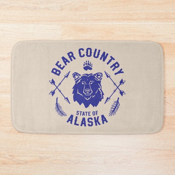 Item preview, Bear Country Alaska Bear Illustration – State of Alaska Wildlife Art Gift for Alaskans, Animal Lovers & Nature Enthusiasts designed and sold by Design Atlas.