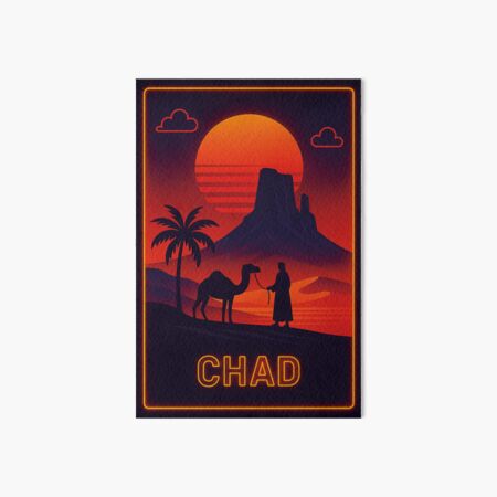 Item preview, Chad Neon Travel designed and sold by Thistle-TShop.