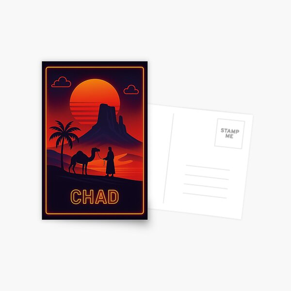 Item preview, Chad Neon Travel designed and sold by Thistle-TShop.