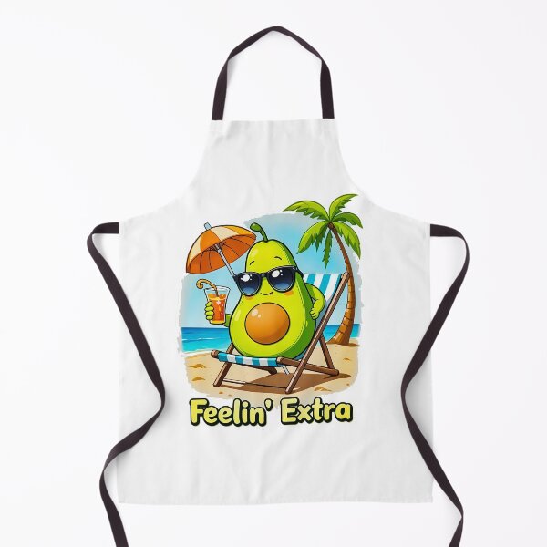 Item preview, A cute, bright green cartoon avocado with a big pit belly. designed and sold by plastic2021.