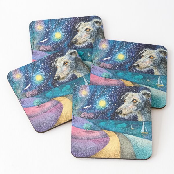 Item preview, The Rainbow Bridge - Scottish Deerhound designed and sold by aghnadarragh.