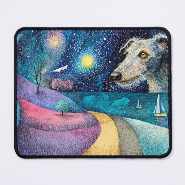 Item preview, The Rainbow Bridge - Scottish Deerhound designed and sold by aghnadarragh.