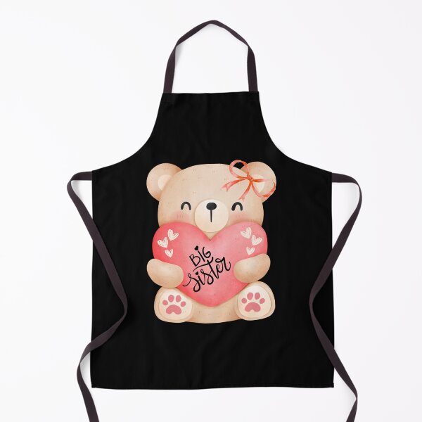 Item preview, Big sister love teddy bear with heart  designed and sold by ClickATee Store .