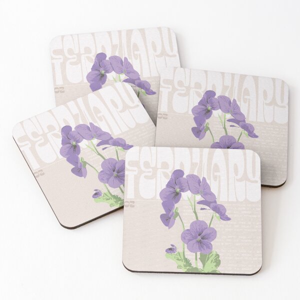 Item preview, Birth Month Flowers | February Violet designed and sold by jennacreates.