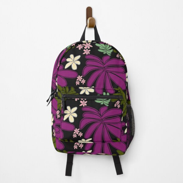 Item preview, Tropical Leaves and Blossoms, Black designed and sold by Sole-e-Vento-Studio.