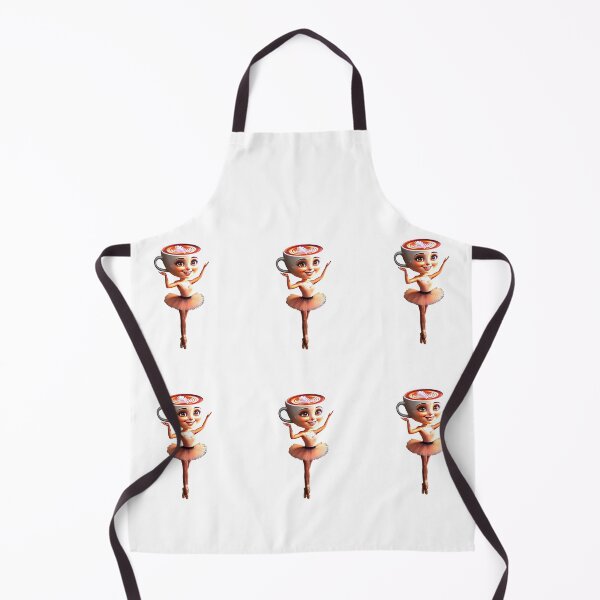 Item preview, Ballerina Cappuccina set of 6 - brainrot meme designed and sold by EmeraldeaArt.