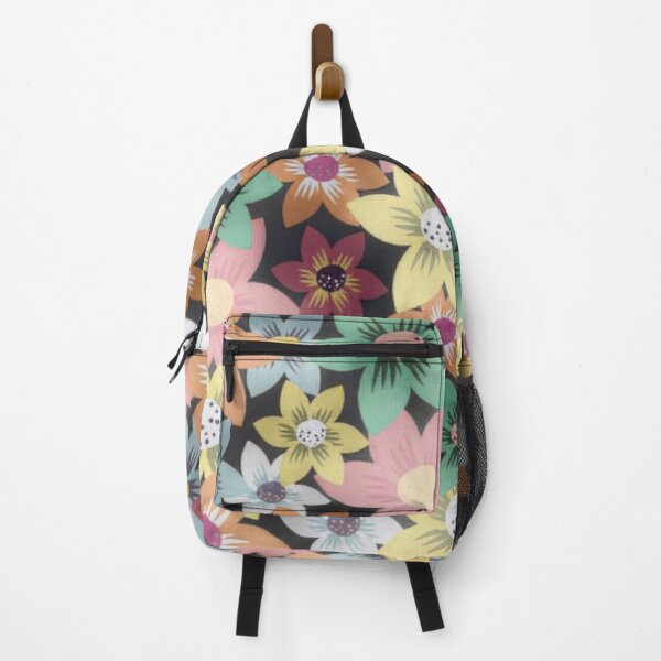 Item preview, Floral Pattern of Colored Scarlet Pimpernel Flowers designed and sold by dmr studio.