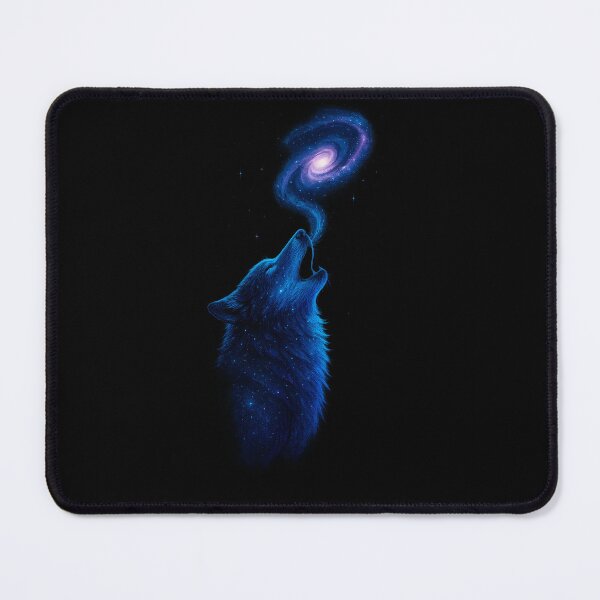 Item preview, Galaxy Wolf – Howling at the Stars designed and sold by OrbitOdyssey.
