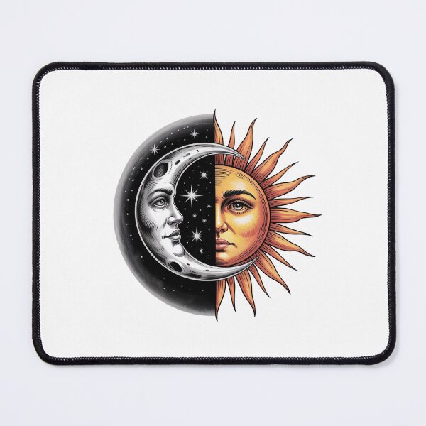 Item preview, Modern Trendy Vintage Sun and Moon designed and sold by SOUFIANE1991.