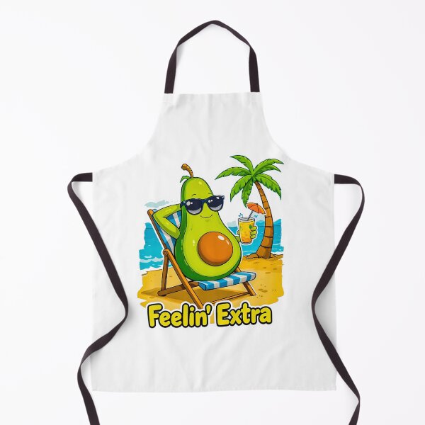 Item preview, A cute, bright green cartoon avocado with a big pit belly. designed and sold by plastic2021.