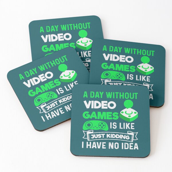 Item preview, a day without video games is like just kidding i have no idea, gaming, video games, gamer, funny, a day without video games, funny gamer, a day without designed and sold by happinesproject.