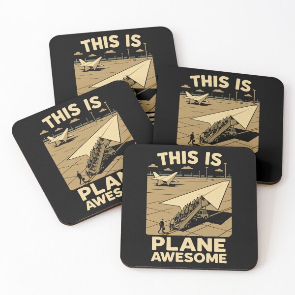 Item preview, Paper Plane Boarding Humor Paper Airlines designed and sold by Blok45.