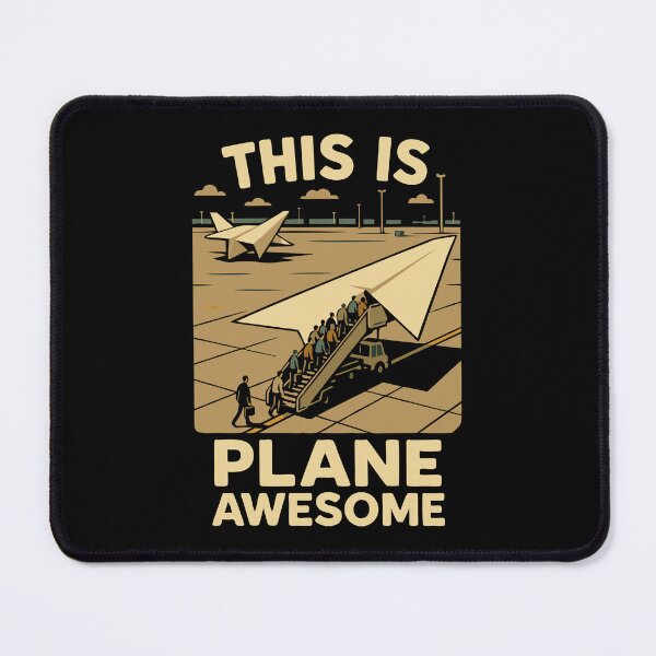 Item preview, Paper Plane Boarding Humor Paper Airlines designed and sold by Blok45.