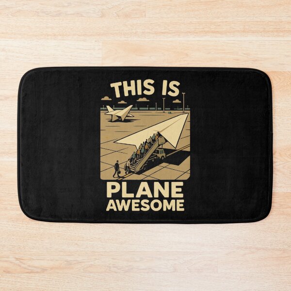 Item preview, Paper Plane Boarding Humor Paper Airlines designed and sold by Blok45.