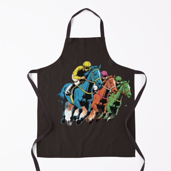 Item preview, Galloping horses horserace illustrator designed and sold by Mudikeys.
