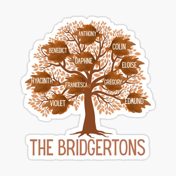 Item preview, The Bridgerton Family Tree designed and sold by FeelinBejeweled.