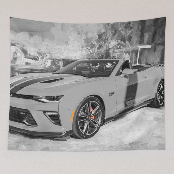 Item preview, 2018 Orange Chevrolet Camaro SS Convertible X201 designed and sold by RichFrancoCars.