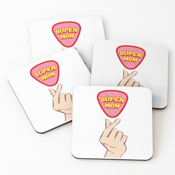 Item preview, Super Mom Anime Manga Korea Style Heart Emoji  designed and sold by KeepItSimple089.