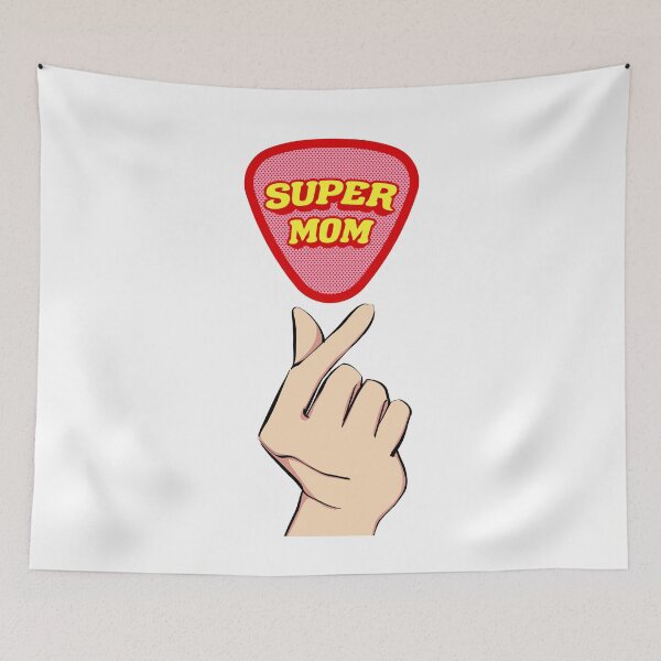Item preview, Super Mom Anime Manga Korea Style Heart Emoji  designed and sold by KeepItSimple089.