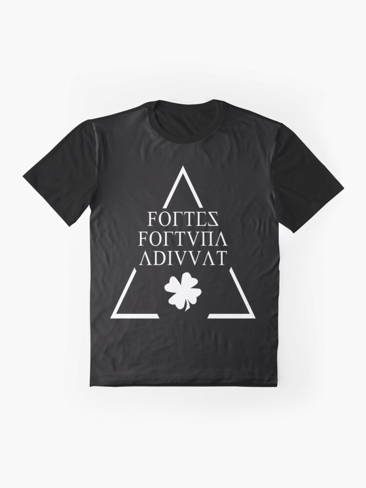 &quot;FORTES FORTUNA ADIUVATLatin Quotes Shirt smart aleck T