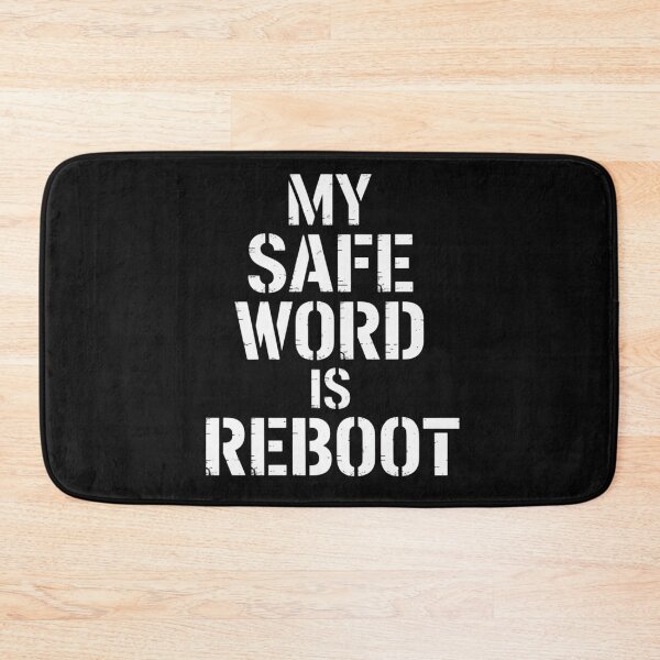 Item preview, Reboot Safe Word designed and sold by SignumShop.