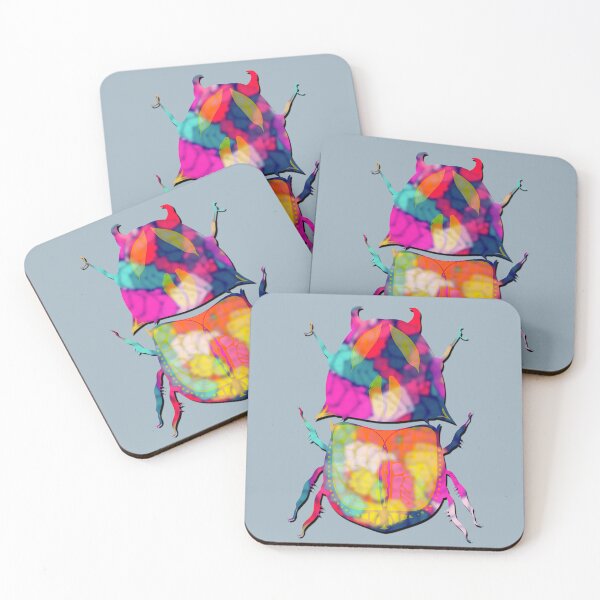 Item preview, Colorful Abstract Beetle Illustration designed and sold by IlustraConcreto.